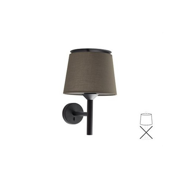 FARO - Aplique SAVOY pantalla verde oscuro