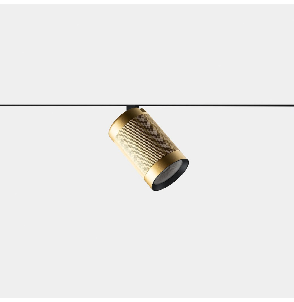 LedsC4 - Proyector Iris Hoop 50° bajo voltaje 6.3 blanco neutro 4000K CRI 90 DALI negro/oro/transparente 750lm LedsC4 - Proyector Iris Hoop 50° bajo voltaje 6.3 blanco neutro 4000K CRI 90 DALI negro/oro/transparente 750lm