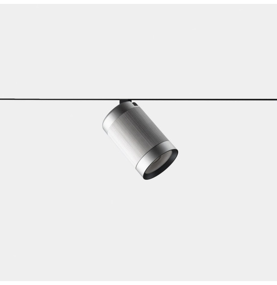 LedsC4 - Proyector Iris Hoop 50° bajo voltaje 6.3 blanco neutro 4000K CRI 90 ON-OFF negro/gris/transparente 750lm