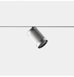 LedsC4 - Proyector Iris Hoop 50° bajo voltaje 6.3 blanco neutro 4000K CRI 90 ON-OFF negro/gris/transparente 750lm