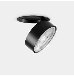 LedsC4 - Downlight Kiva empotrado diámetro 95mm 14 blanco cálido 3000K CRI 90 22.7° ON-OFF negro IN IP20 / OUT IP23 1320lm