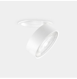 LedsC4 - Downlight Kiva empotrado diámetro 95mm 14 blanco cálido 3000K CRI 90 22.7° DALI-2 blanco IN IP20 / OUT IP23 1320lm