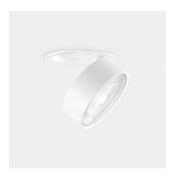 LedsC4 - Downlight Kiva empotrado diámetro 95mm 14 blanco cálido 3000K CRI 90 22.7° DALI-2 blanco IN IP20 / OUT IP23 1320lm