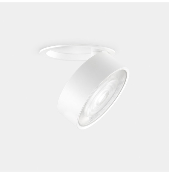 LedsC4 - Downlight Kiva empotrado diámetro 95mm 14 blanco cálido 2700K CRI 90 22.7° ON-OFF blanco IN IP20 / OUT IP23 1172lm