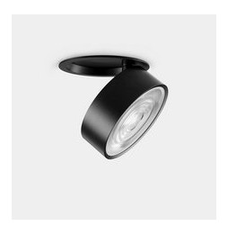 LedsC4 - Downlight Kiva empotrado diámetro 95mm 14 blanco cálido 2700K CRI 90 22.7° CASAMBI negro IN IP20 / OUT IP23 1172lm