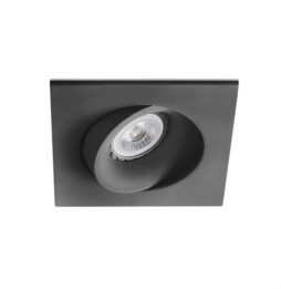 FARO - Empotrable ARGON cuadrado negro GU10/MR16/LED