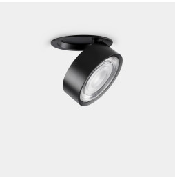LedsC4 - Downlight Kiva empotrado diámetro 75mm 8.8 blanco cálido 3000K CRI 90 18.9° DALI-2/PUSH negro IN IP20 / OUT IP23 530lm