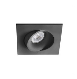 FARO - Empotrable ARGON cuadrado negro GU10/MR16/LED