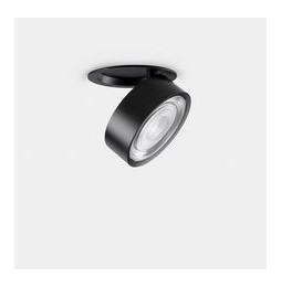 LedsC4 - Downlight Kiva empotrado diámetro 75mm 8.8 blanco cálido 2700K CRI 90 18.9° ON-OFF negro IN IP20 / OUT IP23 458lm