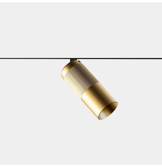LedsC4 - Proyector Iris Visual Comfort 15° bajo voltaje 6.3 blanco neutro 4000K CRI 90 ON-OFF negro/oro/transparente 334lm