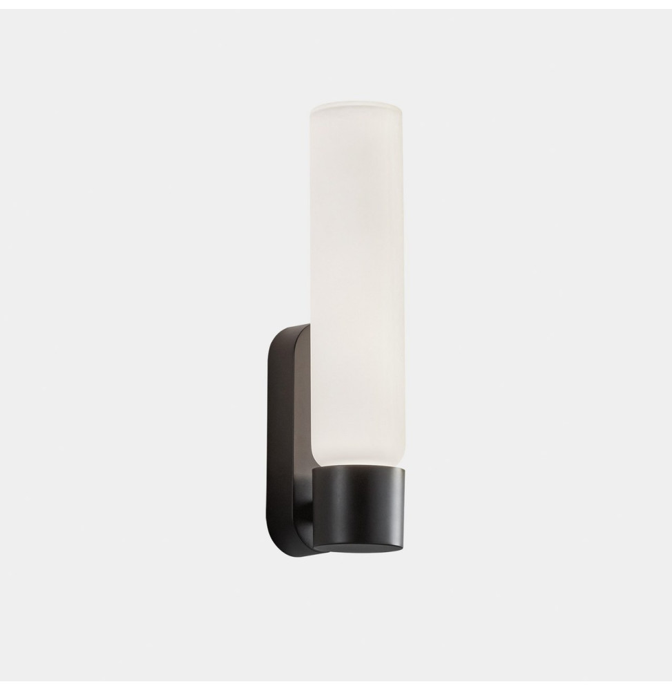 LedsC4 - Aplique IP44 Dresde LED 9.5 blanco cálido 3000K ON-OFF negro 563lm LedsC4 - Aplique IP44 Dresde LED 9.5 blanco cálido 3000K ON-OFF negro 563lm