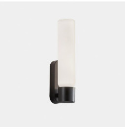 LedsC4 - Aplique IP44 Dresde LED 9.5 blanco cálido 3000K ON-OFF negro 563lm