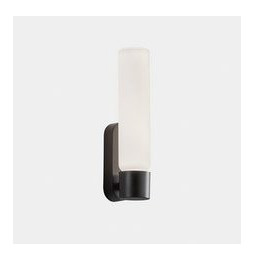 LedsC4 - Aplique IP44 Dresde LED 9.5 blanco cálido 3000K ON-OFF negro 563lm
