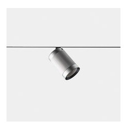 LedsC4 - Proyector Iris Hoop 50° bajo voltaje 18.1 blanco neutro 4000K CRI 90 ON-OFF negro/gris/transparente 2142lm
