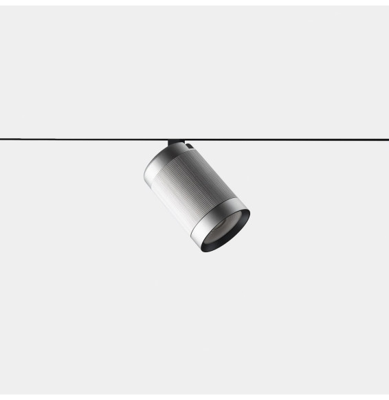 LedsC4 - Proyector Iris Hoop 50° bajo voltaje 18.1 blanco cálido 3000K CRI 90 ON-OFF negro/gris/transparente 2002lm