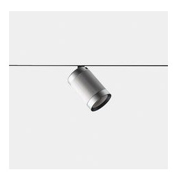 LedsC4 - Proyector Iris Hoop 50° bajo voltaje 18.1 blanco cálido 3000K CRI 90 DALI negro/gris/transparente 2002lm