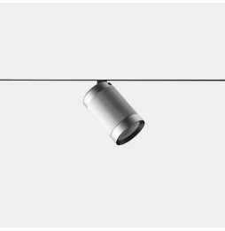 LedsC4 - Proyector Iris Hoop 15° bajo voltaje 18.1 blanco cálido 2700K CRI 90 DALI negro/gris/transparente 1592lm