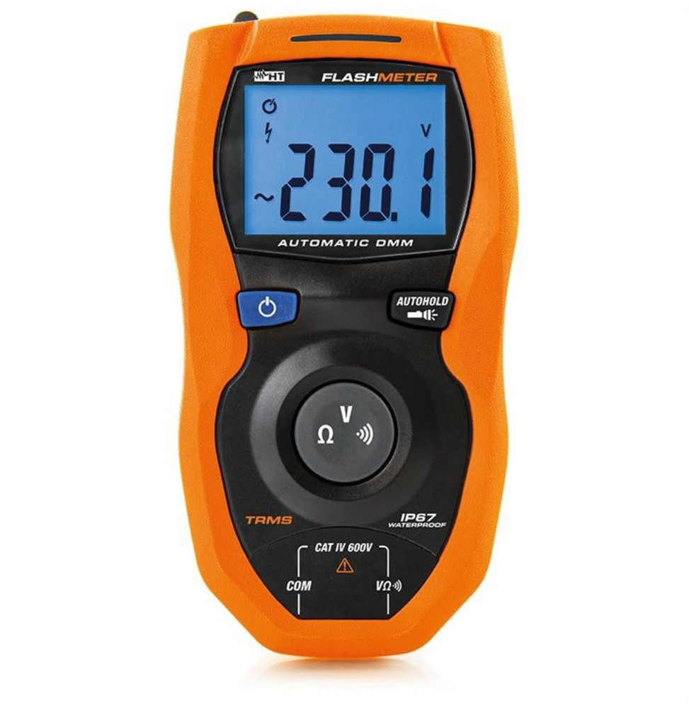 HT-INSTRUMENTS - Multímetro inteligente TRMS FLASHMETER CAT IV IP67