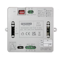 FERMAX - Regenerador DUAL DUOX PLUS 1S instalación atornillada o en carril DIN