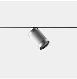 LedsC4 - Proyector Iris Hoop 35° bajo voltaje 12.6 blanco cálido 2700K CRI 90 DALI negro/gris/transparente 1256lm