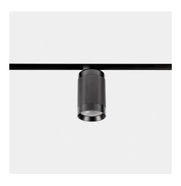 LedsC4 - Downlight Iris Pipe 50° bajo voltaje 17.3 blanco neutro 4000K CRI 90 DALI negro/gris/transparente 1422lm
