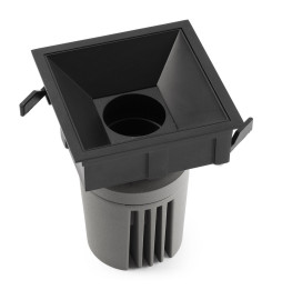 FARO - Empotrable DEEP78 C negro 36° 3000K CRI95 spread
