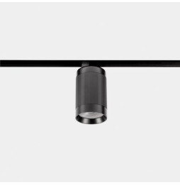 LedsC4 - Downlight Iris Pipe 15° bajo voltaje 11.7 blanco cálido 3000K CRI 90 DALI negro/gris/gris 935lm