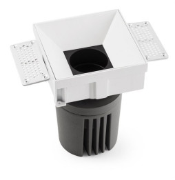 FARO - Empotrable DEEP78 C sin marco blanco 36° 4000K CRI95 stripy