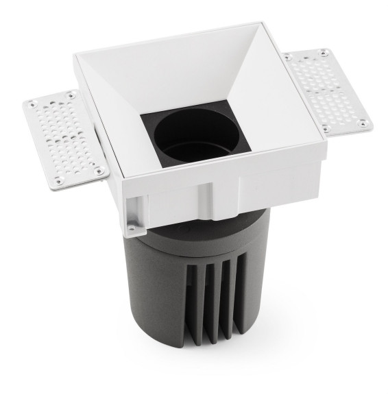 FARO - Empotrable DEEP78 C sin marco blanco 36° 3000K CRI95 honeycomb