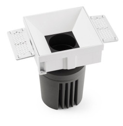 FARO - Empotrable DEEP78 C sin marco blanco 60° 3000K CRI95 stripy