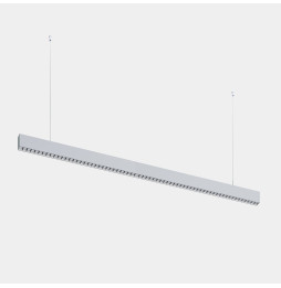 LedsC4 - Luminaria lineal Infinite Slim individual colgante 1680mm 43.1 4000K CRI 90 DALI-2/PUSH anodizado gratado IP40 5496lm