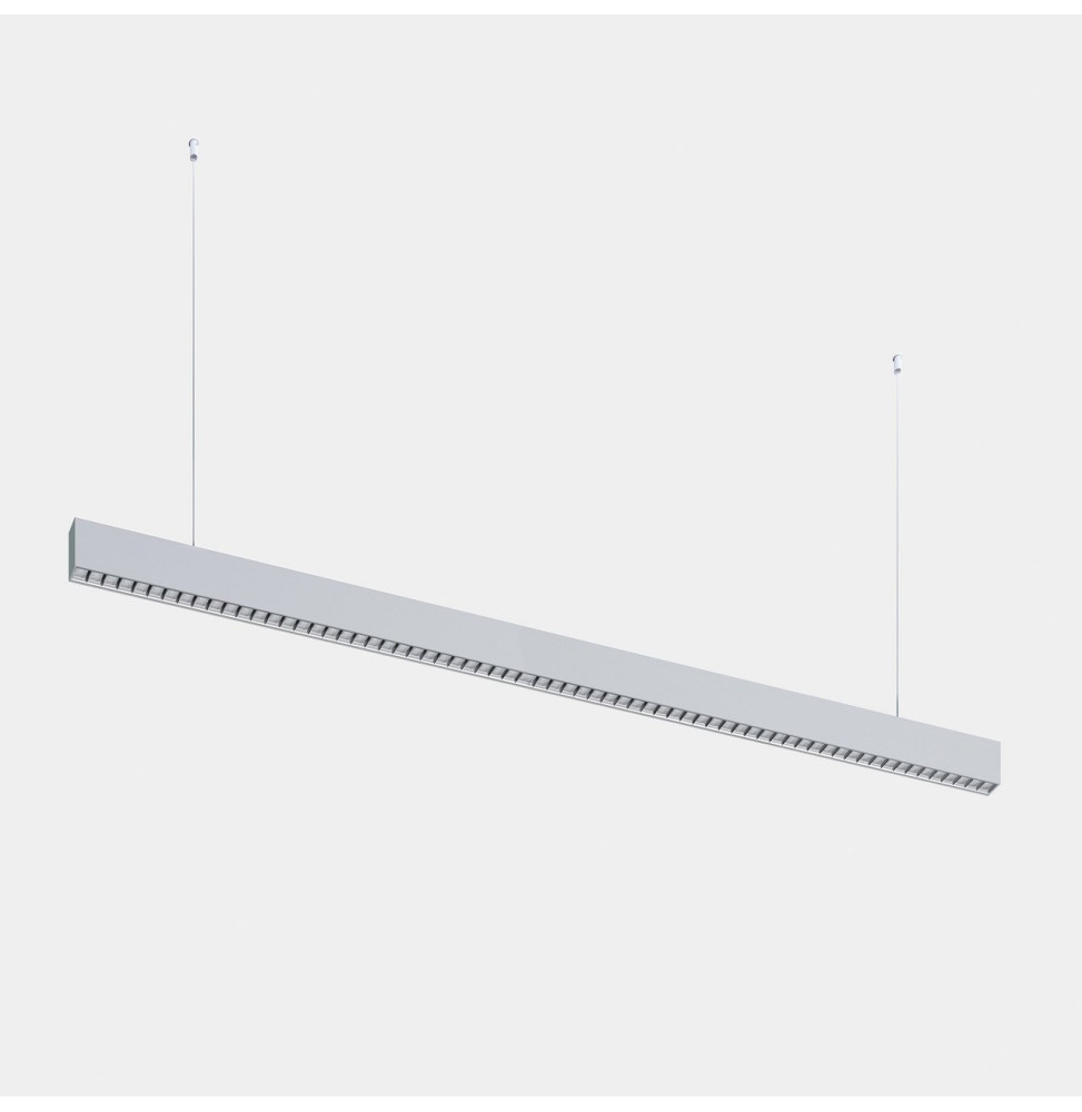LedsC4 - Luminaria lineal Infinite Slim individual colgante 1680mm 43.1 4000K CRI 90 DALI-2/PUSH anodizado gratado IP40 5496lm LedsC4 - Luminaria lineal Infinite Slim individual colgante 1680mm 43.1 4000K CRI 90 DALI-2/PUSH anodizado gratado IP40 5496lm