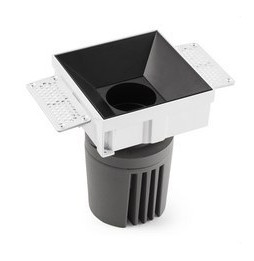 FARO - Empotrable DEEP78 C sin marco negro 15° 3000K CRI95 stripy