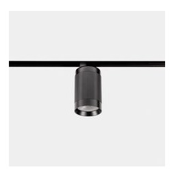 LedsC4 - Downlight Iris Cone 50° bajo voltaje 11.7 blanco cálido 3000K CRI 90 ON-OFF negro/gris/gris 1375lm