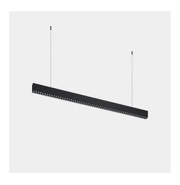 LedsC4 - Luminaria lineal Infinite Slim inicio colgante 1120mm 28.7 4000K CRI 90 DALI-2/PUSH negro IP40 3104lm