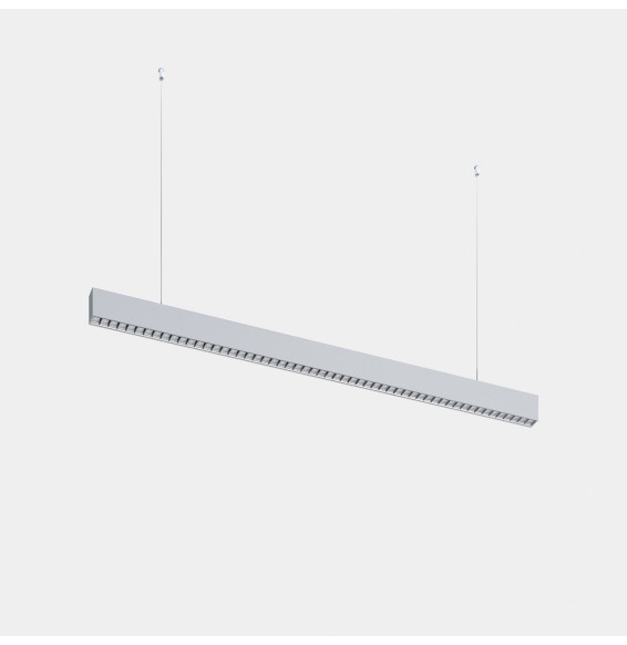 LedsC4 - Luminaria lineal Infinite Slim inicio colgante 1120mm 28.7 3000K CRI 90 ON-OFF anodizado gratado IP40 2949lm