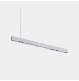 LedsC4 - Luminaria lineal Infinite Slim inicio colgante 1120mm 28.7 3000K CRI 90 DALI-2/PUSH anodizado gratado IP40 3481lm