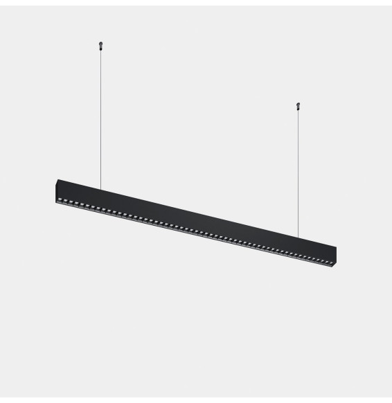 LedsC4 - Luminaria lineal Infinite Slim inicio colgante 1120mm 28.7 3000K CRI 90 DALI-2/PUSH negro IP40 2949lm