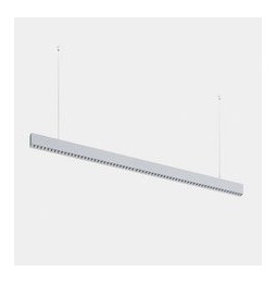 LedsC4 - Luminaria lineal Infinite Slim individual colgante 1680mm 43.1 3000K CRI 90 DALI-2/PUSH anodizado gratado IP40 4423lm