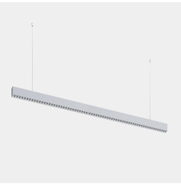 LedsC4 - Luminaria lineal Infinite Slim individual colgante 1680mm 43.1 3000K CRI 90 DALI-2/PUSH anodizado gratado IP40 5221lm