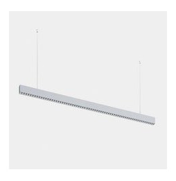 LedsC4 - Luminaria lineal Infinite Slim individual colgante 1680mm 43.1 3000K CRI 90 ON-OFF anodizado gratado IP40 5221lm