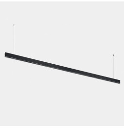 LedsC4 - Luminaria lineal Infinite Slim continuidad colgante 2800mm 71.4 4000K CRI 90 ON-OFF negro IP40 7760lm