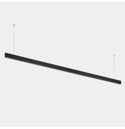 LedsC4 - Luminaria lineal Infinite Slim continuidad colgante 2800mm 71.4 3000K CRI 90 ON-OFF negro IP40 7372lm