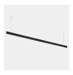 LedsC4 - Luminaria lineal Infinite Slim continuidad colgante 2800mm 71.4 3000K CRI 90 ON-OFF negro IP40 7372lm