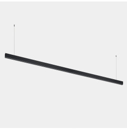 LedsC4 - Luminaria lineal Infinite Slim continuidad colgante 2800mm 71.4 3000K CRI 90 ON-OFF negro IP40 8702lm