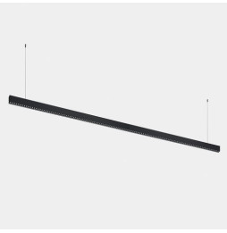 LedsC4 - Luminaria lineal Infinite Slim continuidad colgante 2800mm 71.4 3000K CRI 90 ON-OFF negro IP40 8702lm