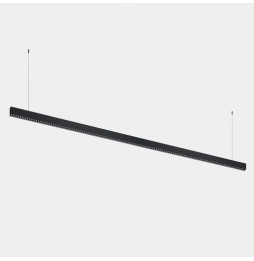LedsC4 - Luminaria lineal Infinite Slim continuidad colgante 2800mm 71.4 3000K CRI 90 DALI-2/PUSH negro IP40 7372lm