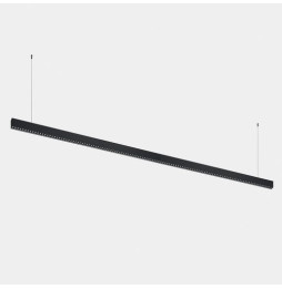 LedsC4 - Luminaria lineal Infinite Slim continuidad colgante 2800mm 71.4 3000K CRI 90 DALI-2/PUSH negro IP40 8702lm