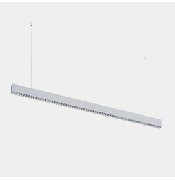 LedsC4 - Luminaria lineal Infinite Slim continuidad colgante 1680mm 43.1 4000K CRI 90 ON-OFF anodizado gratado IP40 4656lm