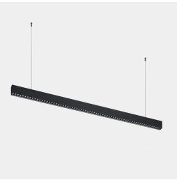 LedsC4 - Luminaria lineal Infinite Slim continuidad colgante 1680mm 43.1 4000K CRI 90 ON-OFF negro IP40 5496lm